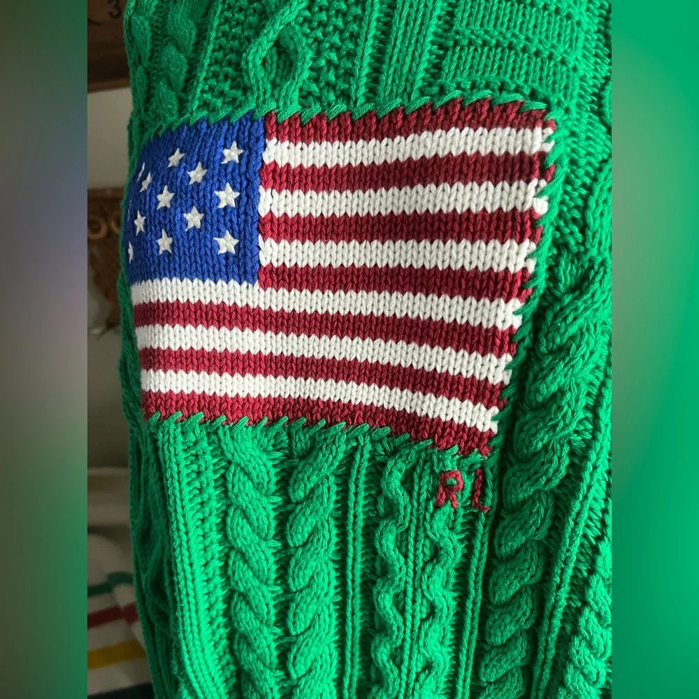 Polo Ralph Lauren Aran Cotton Sweater - Picture 4 of 15